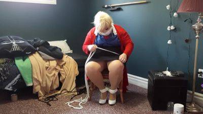 Secretary Selfbondage on girlsporntube.one