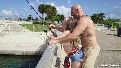 Eva Nyx - Teen Fishing, Loving And Having Intercourse on girlsporntube.one