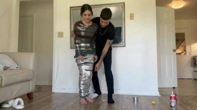 Extreme Duct Tape Challenge on girlsporntube.one