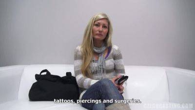 Incredible Blonde Andrea - Czech Casting - Czech Republic on girlsporntube.one