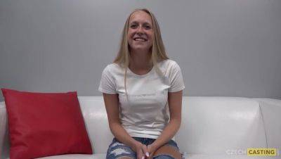 Blonde Stepanka: A Hot Casting - Czech Republic on girlsporntube.one