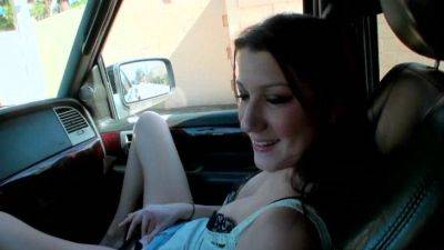 Slender Madison fuck in the car - Madison on girlsporntube.one