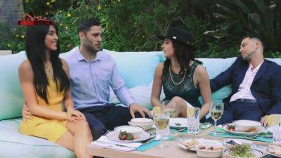 Sophia Leone, Sophia Sterling And Leah Gotti - Swingers Getaway Group on girlsporntube.one