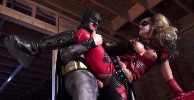 DC series with Batman tearing Harleyqueen's pussy in insane positions on girlsporntube.one