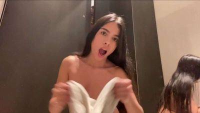 Latin Babe Marianamx Caught Jerking Off in Store Fitting Room on girlsporntube.one