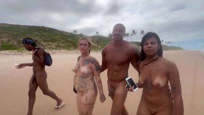 Nude Beach Fun with Hot Teens in Bahia on girlsporntube.one