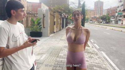 Fucking a Latina Pornstar on the Street on girlsporntube.one