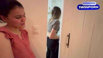 Lusty Latina Scarlett Orders Chanel to Get Off in Public Restroom on girlsporntube.one