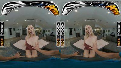 Kay Lovely gets her big boobs worshipped in VR Porn Experience on girlsporntube.one