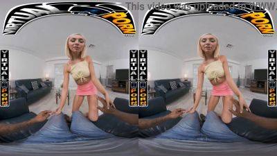 Watch Chloe Temple take on a massive black cock in virtual reality POV on girlsporntube.one