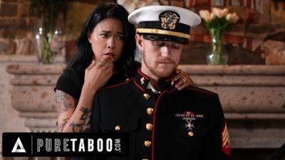 PURE TABOO Lonely Widow Dana Vespoli Wants Stepson To Wear Gone Husband Military Uniform & Fuck Her on girlsporntube.one