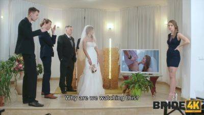 Blonde bride caught cheating during the wedding! - Bride4K - Czech Republic on girlsporntube.one