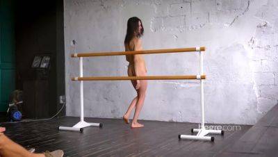 Brunette Olivia: Solo Ballerina's Intimate Moments on girlsporntube.one