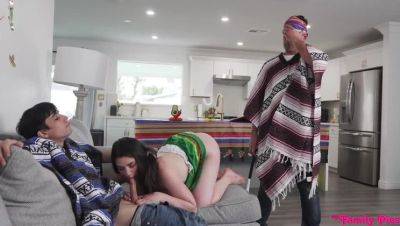 Filling My Step-Sis's Piñata with Alyx Star and Big Tits on girlsporntube.one