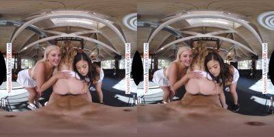 Kendra Spade & Luciferxxx have a ball play in virtual reality - Usa on girlsporntube.one