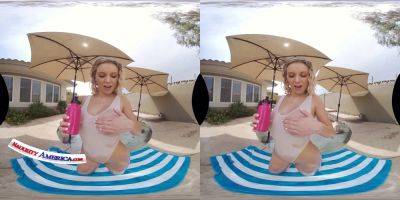 Experience Lilian Stone's steamy 3D sexcapades in VR with your own body on girlsporntube.one