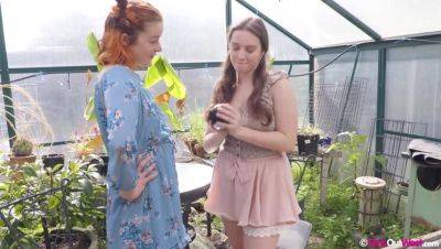 Jessie G and Willow: The Mystical Big Tit Redheads on girlsporntube.one