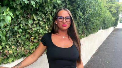 French Glasses Girl Mila and her HUGE TITS come back in front of the camera - France on girlsporntube.one