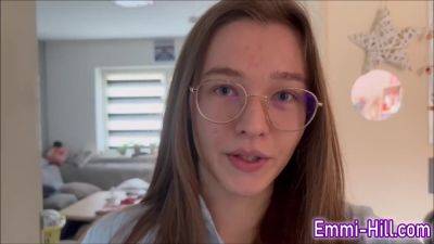 VLOG Really young German babe Emmi Hill jerks off on the picnic - Germany on girlsporntube.one