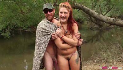 Jack and the Redhead: An Outdoor Adventure with BTS & Big Tits on girlsporntube.one