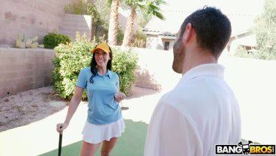 Rachel Starr: Rachel Starr Gets It On With Her Golf Teacher (12/25/2017) on girlsporntube.one