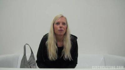 Blonde Petra's Wet and Wild Casting - Czech Republic on girlsporntube.one