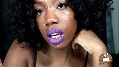 Purple Kisses Purple Lipstick Joi on girlsporntube.one