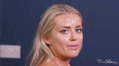 Decorate Her Face - Cum Perfection And Honey Hera on girlsporntube.one