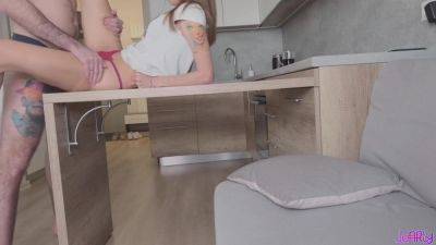 Fucked A Beautiful Chick On The Kitchen Table on girlsporntube.one