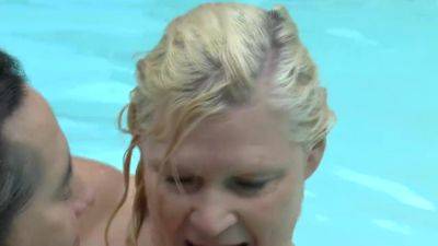 Fuck with Busty Hot Woman in Swimming Pool on girlsporntube.one