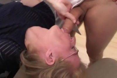 An Old And Horny German Lady Gets Smashed By Two Doctors - Germany on girlsporntube.one