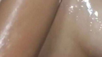 Latina Teen 18: Stunning College Girl Bathing After Anal Play. Genuine Home Video on girlsporntube.one