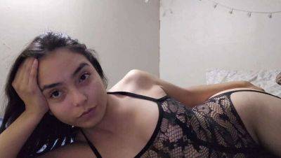 Petite Brunette's Dildo Delight: Amateur Solo on girlsporntube.one