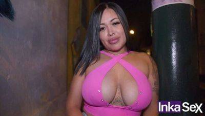 Busty Peruvian Milagros Raiza Caught at Night by Shy Brunette - Peru on girlsporntube.one