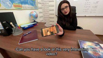 MY INSTRUCTOR Discovered My X-Rated Clip on My Mobile! on girlsporntube.one