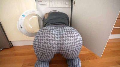 Step-Sister with Stunning Ass Gets Trapped in Washing Machine: A Hot & Creamy POV Encounter on girlsporntube.one