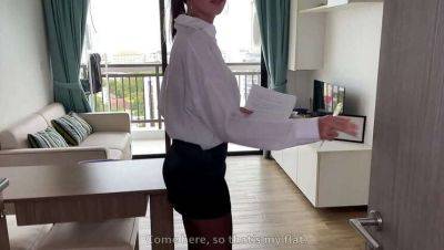 Cheating real estate agent fucked hard while wife was away on girlsporntube.one