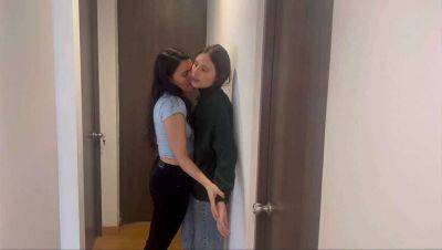 Scarlett and Chanel's Office Encounter: Tongue Action and Fingering! on girlsporntube.one