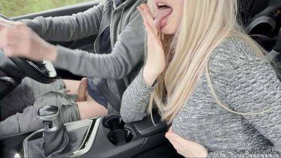 Wonderful handjob driving! Enormous load. Cum feast. Cum play. Featuring Sofie Lund and Otto Holm on girlsporntube.one