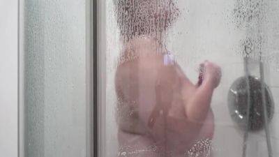 Soapy Big Natural Tits Shower Time on girlsporntube.one