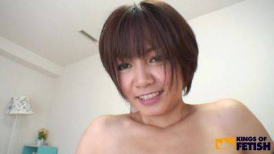 Busty Japanese Babe Gets Her Shaved Pussy Drilled Deep In Many Positions On The Bed - Japan on girlsporntube.one