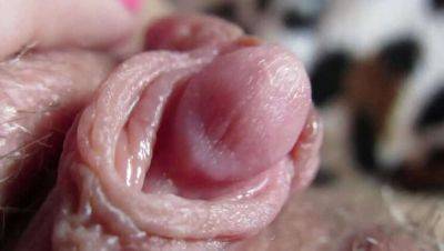 Extreme Close-up of My Gigantic Throbbing Clit on girlsporntube.one