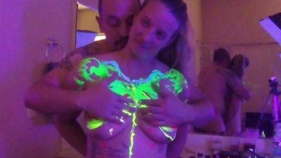 Bodypainting And Softcore Foreplay - Usa on girlsporntube.one