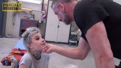 PASCALS SUBSLUTS - Tabitha Poison's Rough & Tattooed Petite Show - Britain on girlsporntube.one