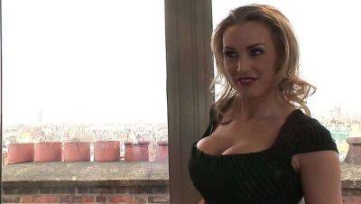 Mature blonde stepmom Tanya Tate fucked while wearing lingerie and high heels on girlsporntube.one