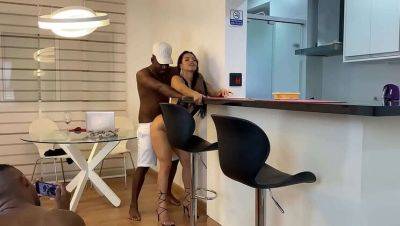 Karen Oliver and Jefao Hot Interracial Fuck - Blowjob, Creampie, and Pussy Play - India on girlsporntube.one