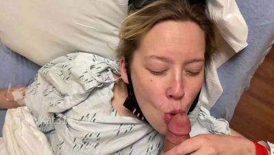 Blonde Nurse Blows Boyfriend in Hospital Pre-Op Room - Almost Caught by Surgeon! Ft. SmartyKat314 on girlsporntube.one