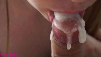 Intense Close-Up Blowjob with Mouth Creampie - Mf Miss Fantasy & Mrfantasy on girlsporntube.one