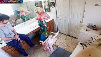 Stepmom Dressing Caught On Camera: Stepson Does More Than Help In The Bathroom on girlsporntube.one