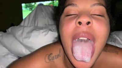 Sexy Latina Zoey Reyes Deep Throats BBC and Swallows Cum on girlsporntube.one